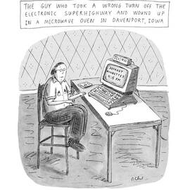 The Guy Who Took A Wrong Turn Off The Electronic by Roz Chast