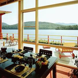 The House Of Mr. And Mrs. Alfred Rose On Lake by Robert M. Damora