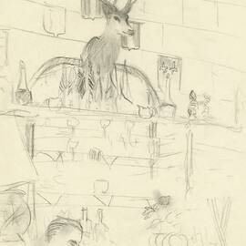 The Interior Of A Bar by Carl Oscar August Erickson