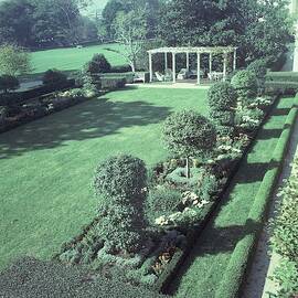 The Jacqueline Kennedy Garden At The White House by Horst P. Horst
