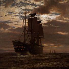 The Last Indian Troopship Hms Malabar by Charles Parsons Knight