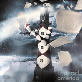 The Lighthouse And The Fisherman's Tale by Jorgo Photography