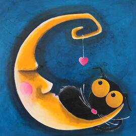 The moon and me by Lucia Stewart