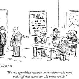 The More Bad Stuff That Comes Out The Better by David Sipress