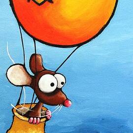 The Orange Balloon by Lucia Stewart