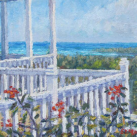 The Porch At Tarpum Bay - Eleuthera Bahamas by Ritchie Eyma