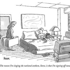 The Reason I'm Singing The National Anthem by Jack Ziegler