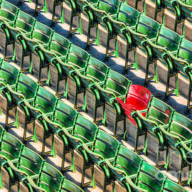 The Red Seat at Fenway Park I by Clarence Holmes