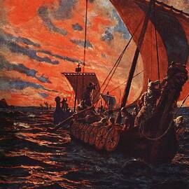 The Return Of The Vikings by John Harris Valda