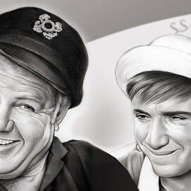 The Skipper and Gilligan by Greg Joens