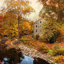 The Stone Mill in Autumn by Jessica Jenney