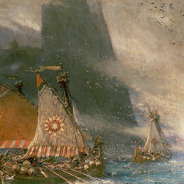 The Viking Sea Raiders by Albert Goodwin