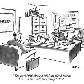 The Years 1966 Through 1995 Are Blank Because by Jack Ziegler