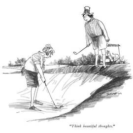 Think Beautiful Thoughts by Charles Saxon