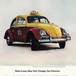 VW Volkswagen Think it over - New York Chicago San Francisco by Georgia Clare