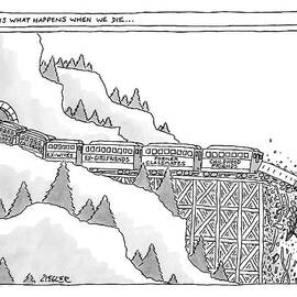 This Is What Happens When We Die -- A Train by Jack Ziegler