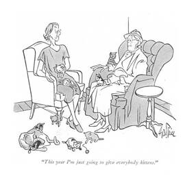 This Year I'm Just Going To Give Everybody by George Price