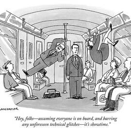 Three Businesspeople Dance Acrobatically by Joe Dator