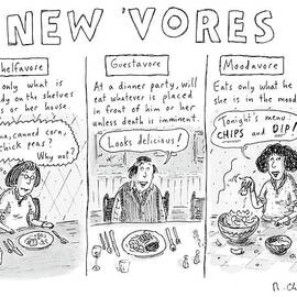 Three Eaters In Three Panels: The Shelfavore by Roz Chast