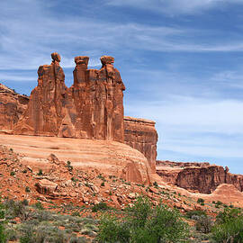 Three Gossips - Arches National Park by Georgia Clare