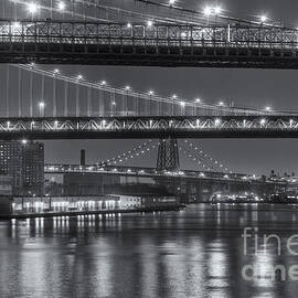 Three New York Bridges II by Clarence Holmes
