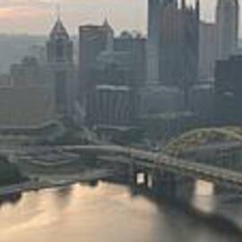 Three Rivers Sunrise Panorama by Adam Jewell