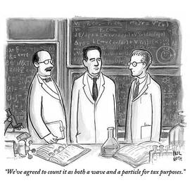 Three Scientists In A Lab by Paul Noth