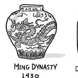 Three Vases From Various Epochs -- Tang Dynasty by Bob Eckstein