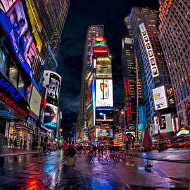 Times Square New York City The City That Never Sleeps by Susan Candelario