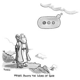 Title: Moses Awaits The Word Of God Moses Looks by Benjamin Schwartz