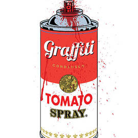 Tomato Spray Can by Gary Grayson