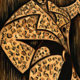 Cheetah Fur Coat  Art Print by Tommervik