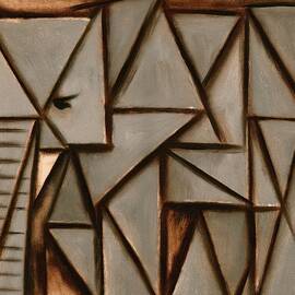 Tommervik Triangle Elephant Art Print by Tommervik