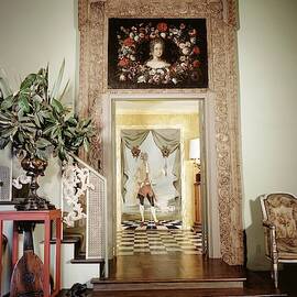 Tony Duquette's Entrance Hall by Shirley C. Burden