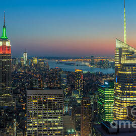 Top of the Rock Twilight I by Clarence Holmes