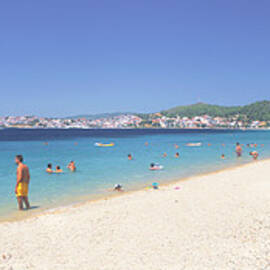 Tourist On The Beach, Porto Carras by Panoramic Images