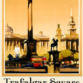 Trafalgar Square - London by Georgia Clare