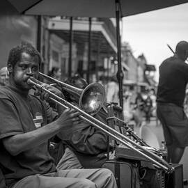 Trombone in New Orleans 2 by David Morefield
