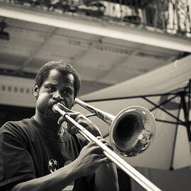 Trombone in New Orleans by David Morefield