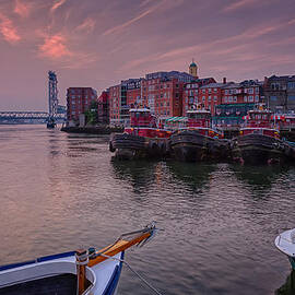 Tugboats Portsmouth New Hampshire by Jeff Sinon