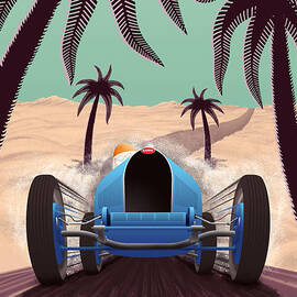 Tunisia Grand Prix 1933 by Georgia Clare