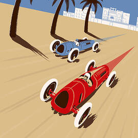 Tunisia Grand Prix 1935 by Georgia Clare
