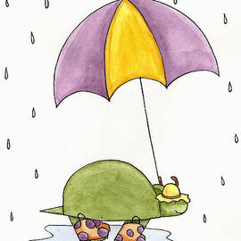 Turtle in the Rain by Christy Beckwith