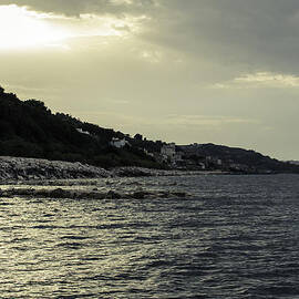 Sunset on the beach - Twilight Symphony by AM FineArtPrints