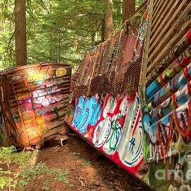 Twisted Train Wreckage by Adam Jewell