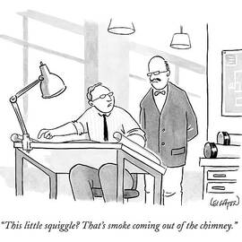 Two Architects Look Over The Plans For A Building by Robert Leighton