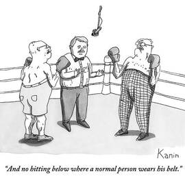 Two Elderly Men Meet In A Boxing Ring by Zachary Kanin