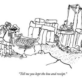 Two Men In Greek/roman Garb Look by Sidney Harris