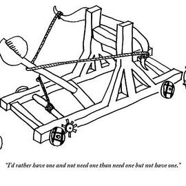 Two Men Talk To Each Other Next To A Large by Ariel Molvig