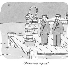 Two Mobsters Are About To Push A Man In Cement by Peter C. Vey